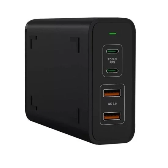XPower Pro Gx245 245W 4-Port PD Gan Desktop Charger - Black